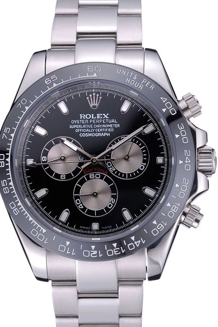 AAA Replica Watches Stainless Dial Bracelet Cosmograph Steel Rolex Black Daytona 622543 0604